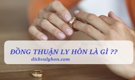 đồng thuận ly hôn là gì